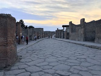Visite de Pompéi en petit groupe de l’après-midi jusqu’au coucher du soleil